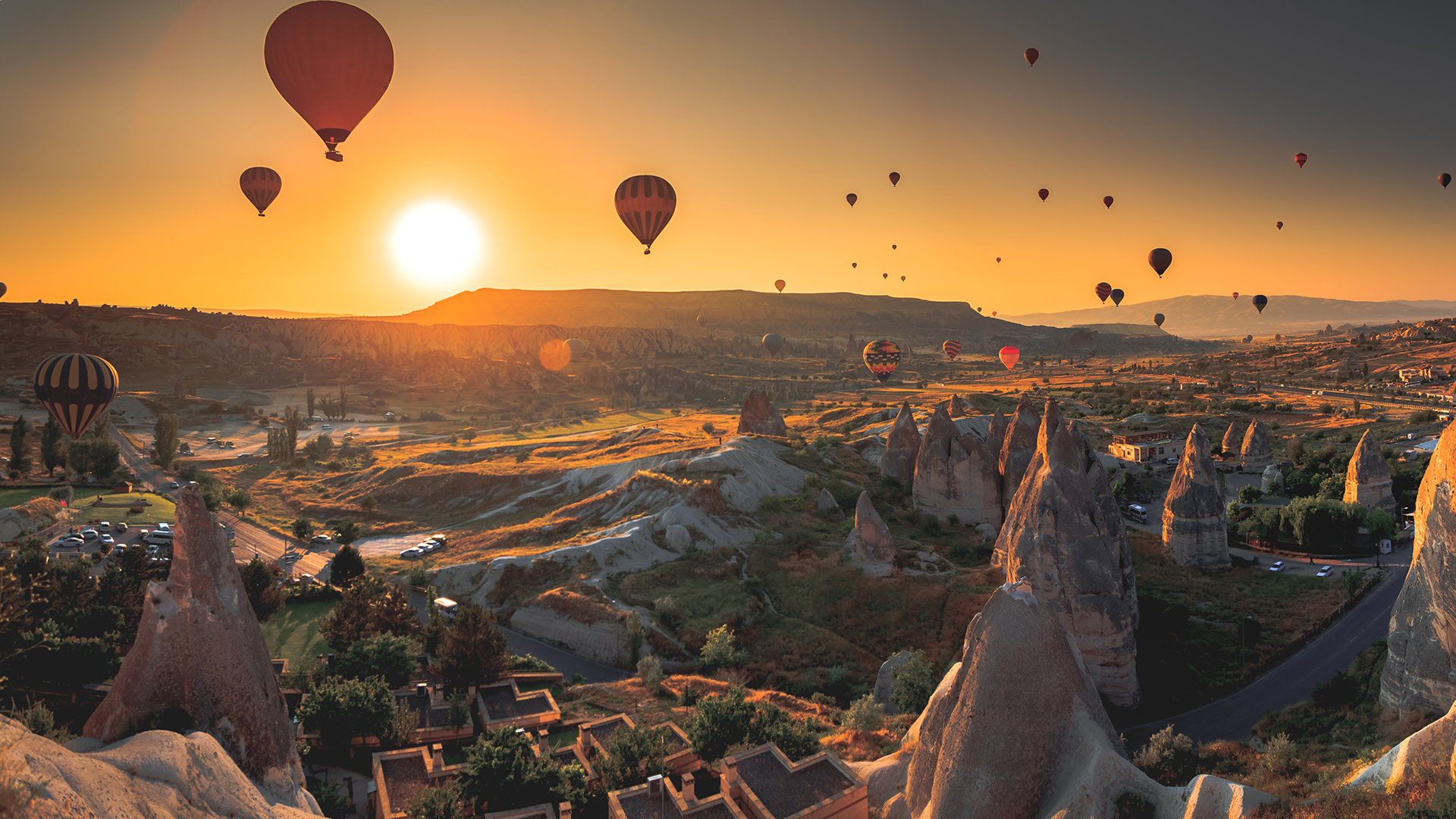 Cappadocia Valley at Sunrise